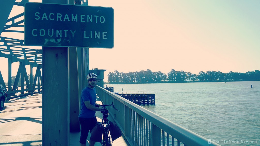Bridge line | Rio Vista hills | Delta Bike Tour | A blog series exploring a two day road bike tour around the Sacramento Delta. Includes route maps and pics. JamieThornton.com #deltabiketour
